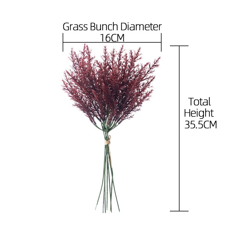 YC1070 New Arrival in Bulk Red Fine Mist Long Handle Bunch for Home Party Wedding Decoration wedding centerpieces table decor