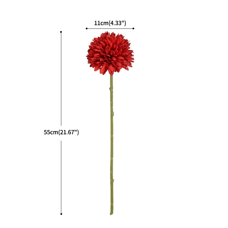 Hot Sale Artificial Single Chrysanthemum Branch Silk Marigold PingPong Artificial Flowers Bulk Cake Wedding DecorDIY