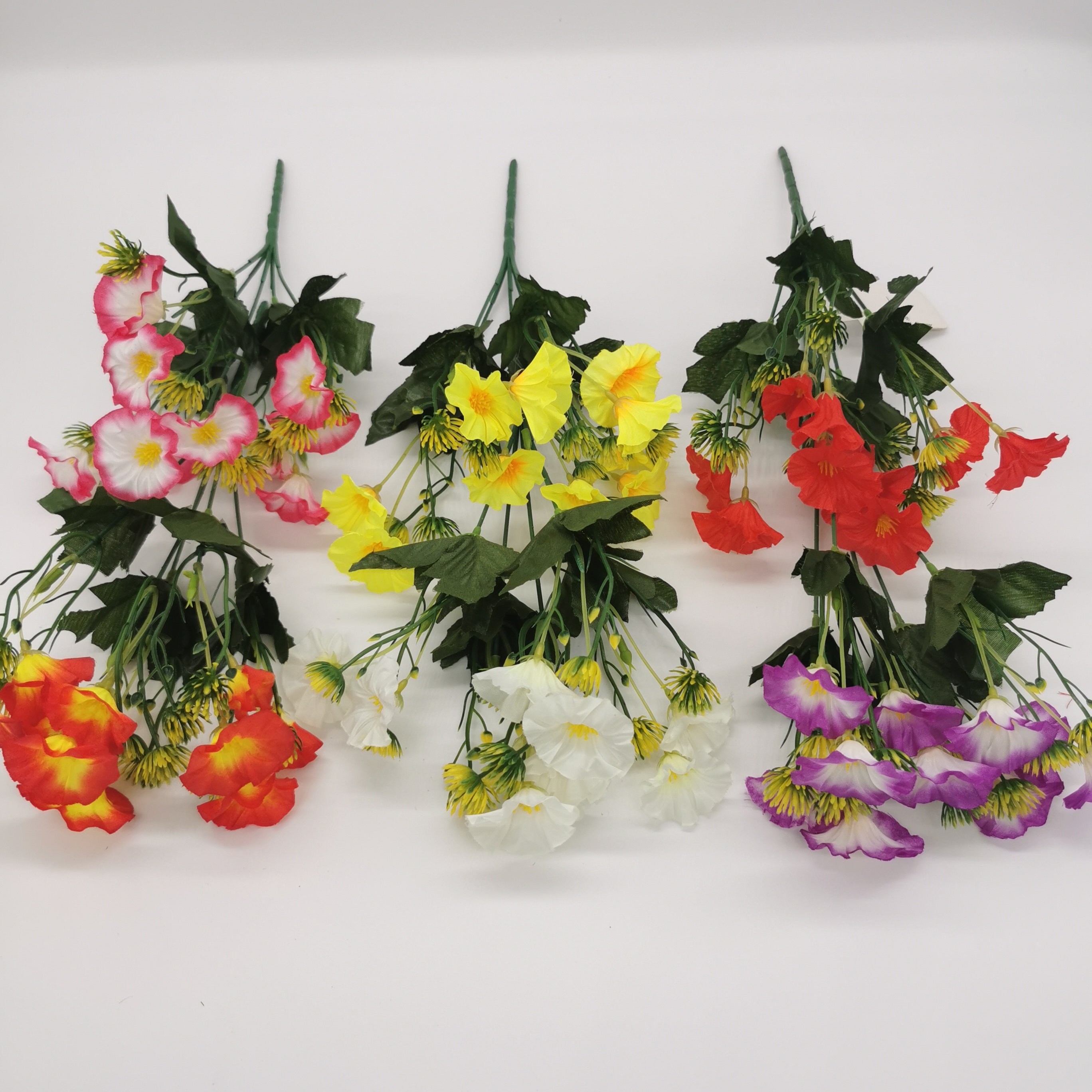 QIDA c2206 5 heads flower bouquet flower pots for Home Wedding Decorative Flowers Hot Sale 23218