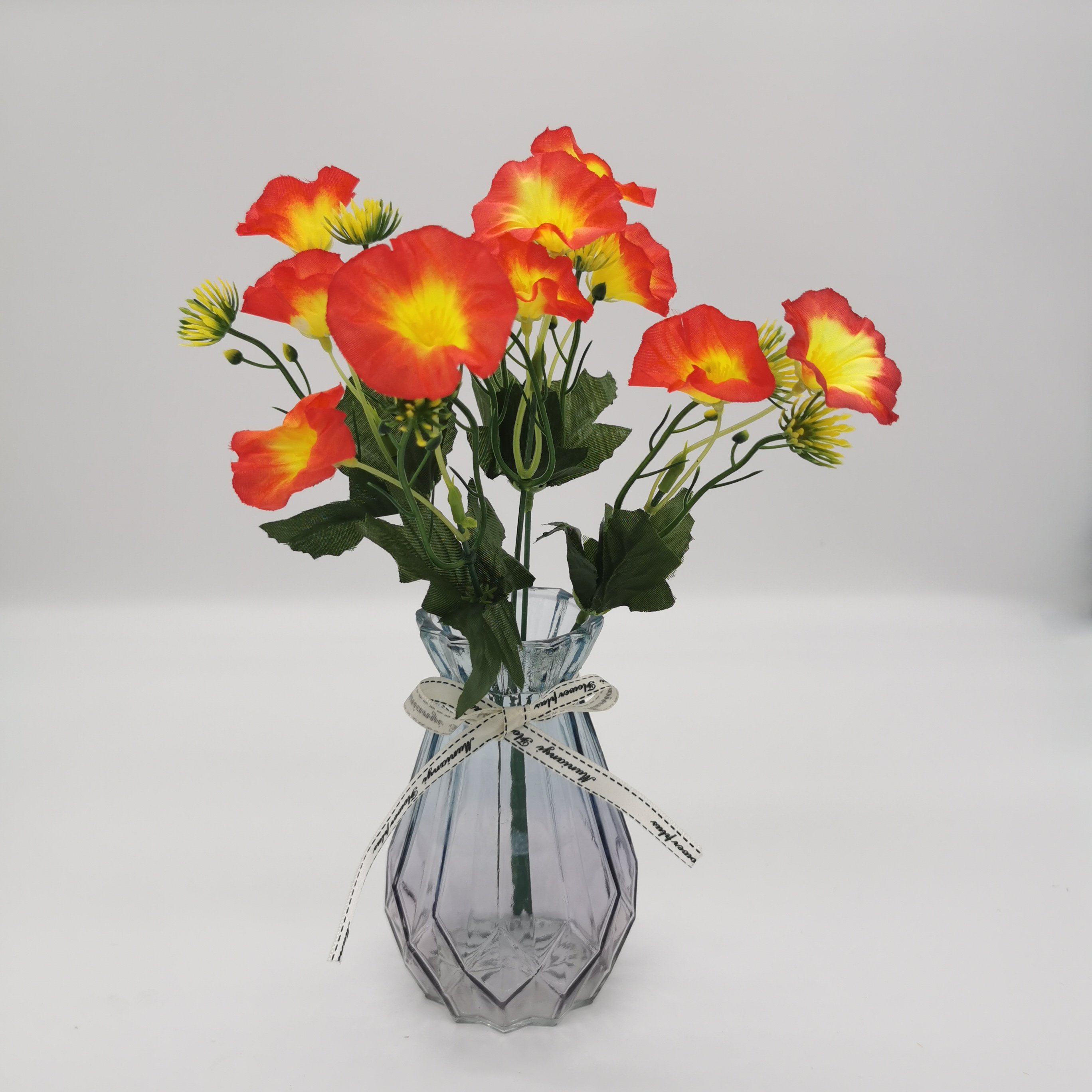 QIDA c2206 5 heads flower bouquet flower pots for Home Wedding Decorative Flowers Hot Sale 23218