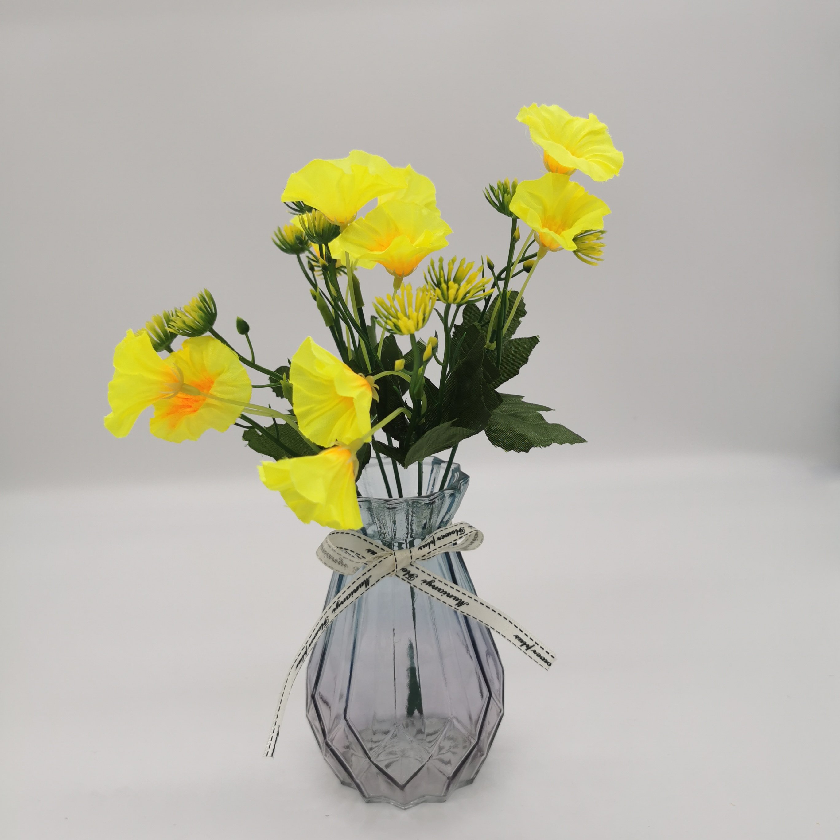 QIDA c2206 5 heads flower bouquet flower pots for Home Wedding Decorative Flowers Hot Sale 23218