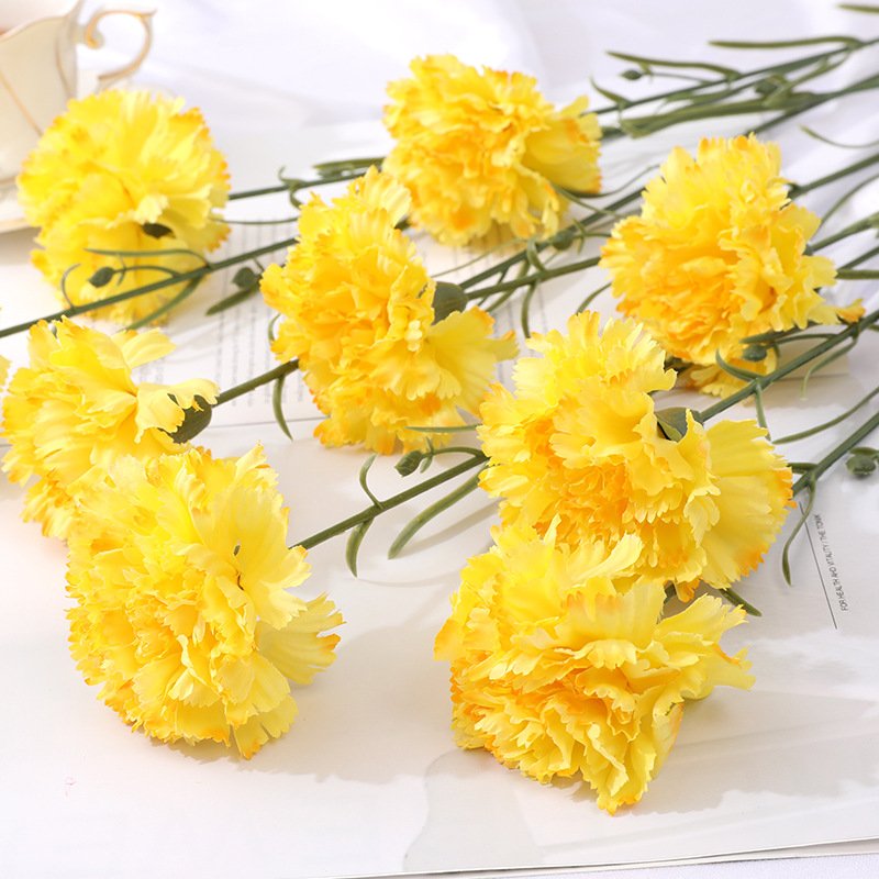 JCF463 wholesale Women's Day Carnation Flower single carnation Mom Monogram Mother's Day Gift New Rectangular Flower