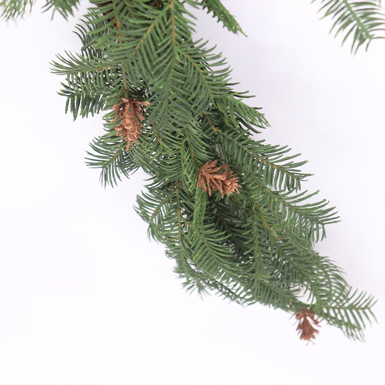 153cm Artificial Hemlock Pine Vine Christmas Wreath Decoration Environmentally Friendly Preserved Flowers & Plants Wall Party