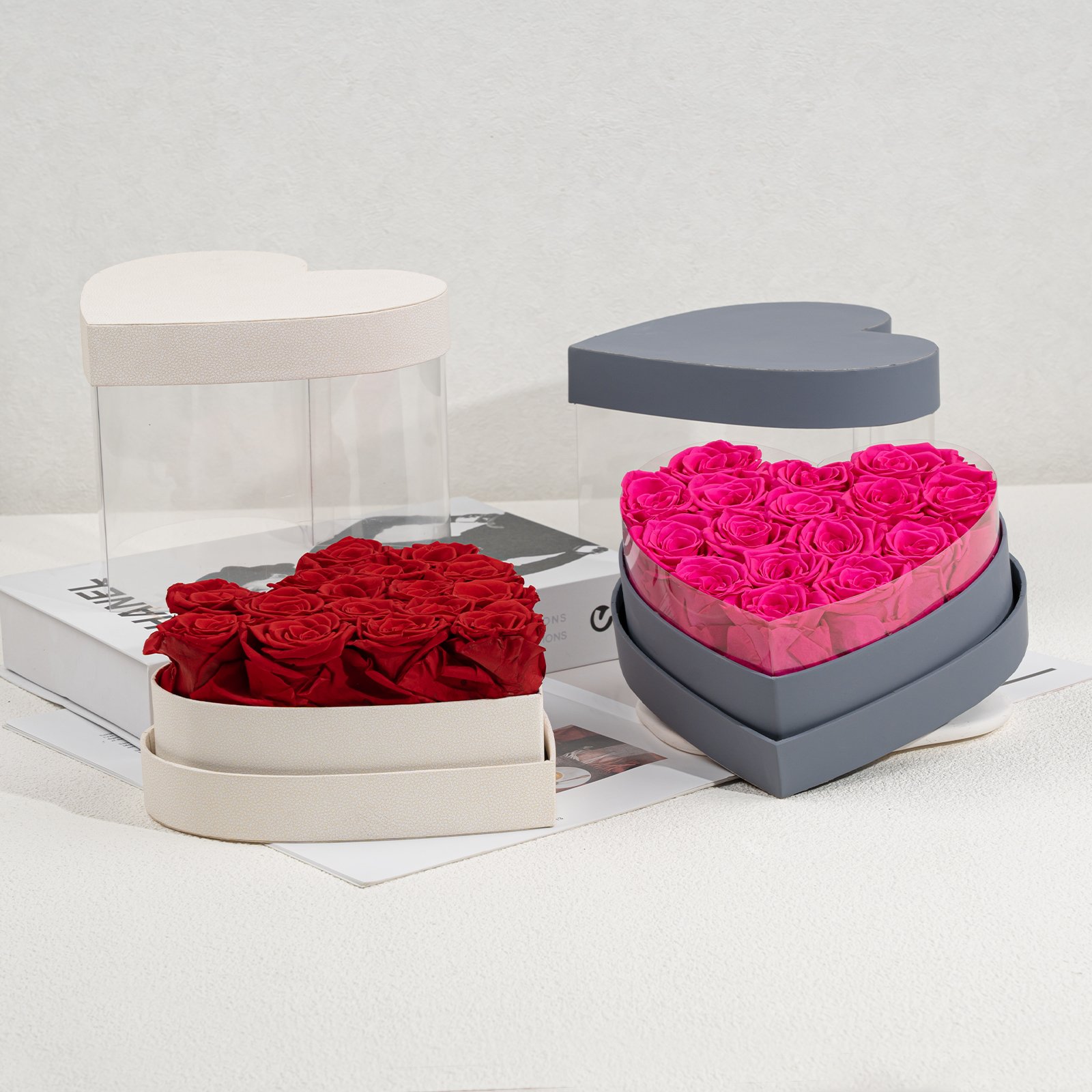 New Product Ideas 2024 Rosas Inmortales Long Life Valentines Day Gift Products Immortal Flower Preserved Rose
