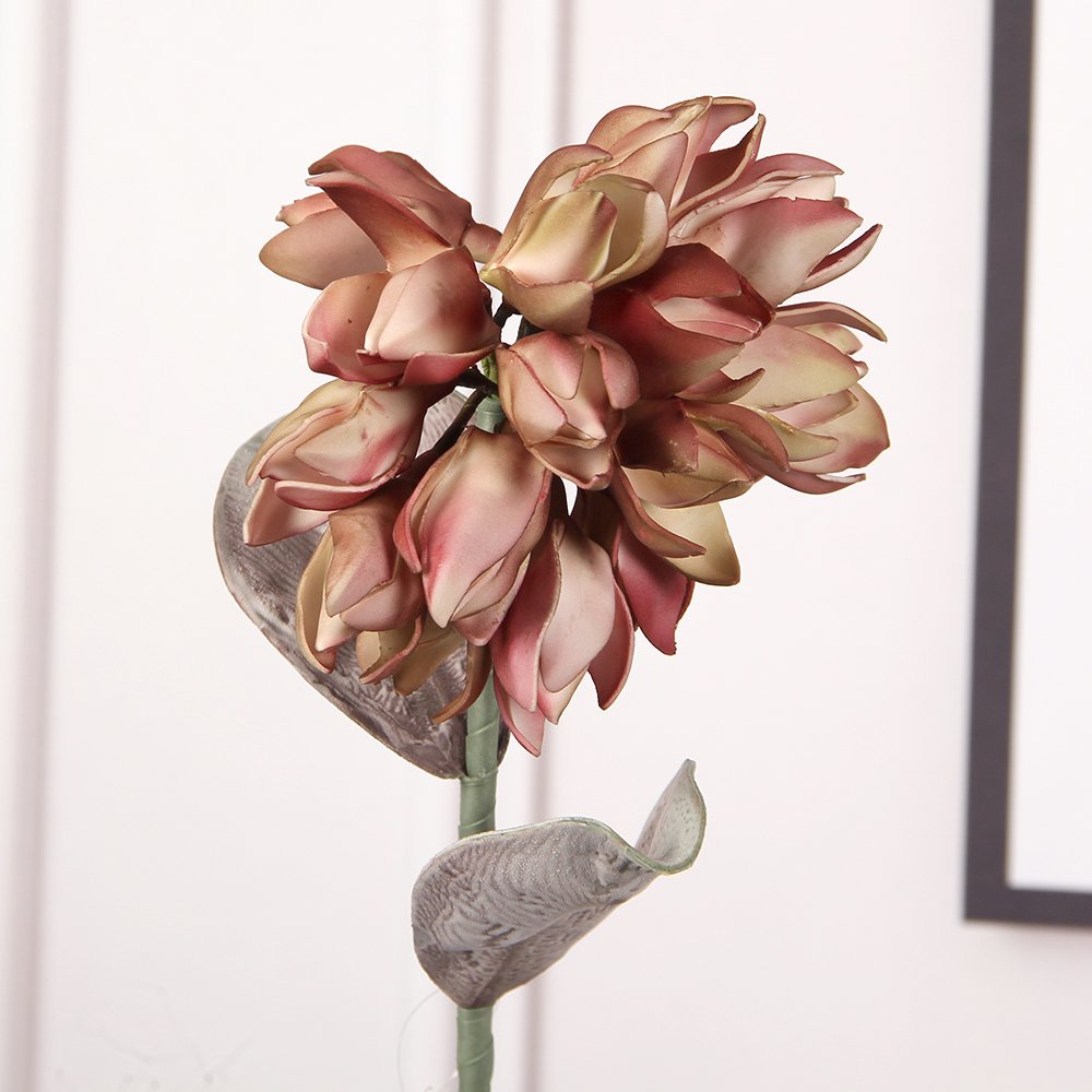 New Arrival PE Big Flowers China Tall Artificial Flowers Big Flower Head Home Decor Indoor Wedding Decoration Home Bedroom