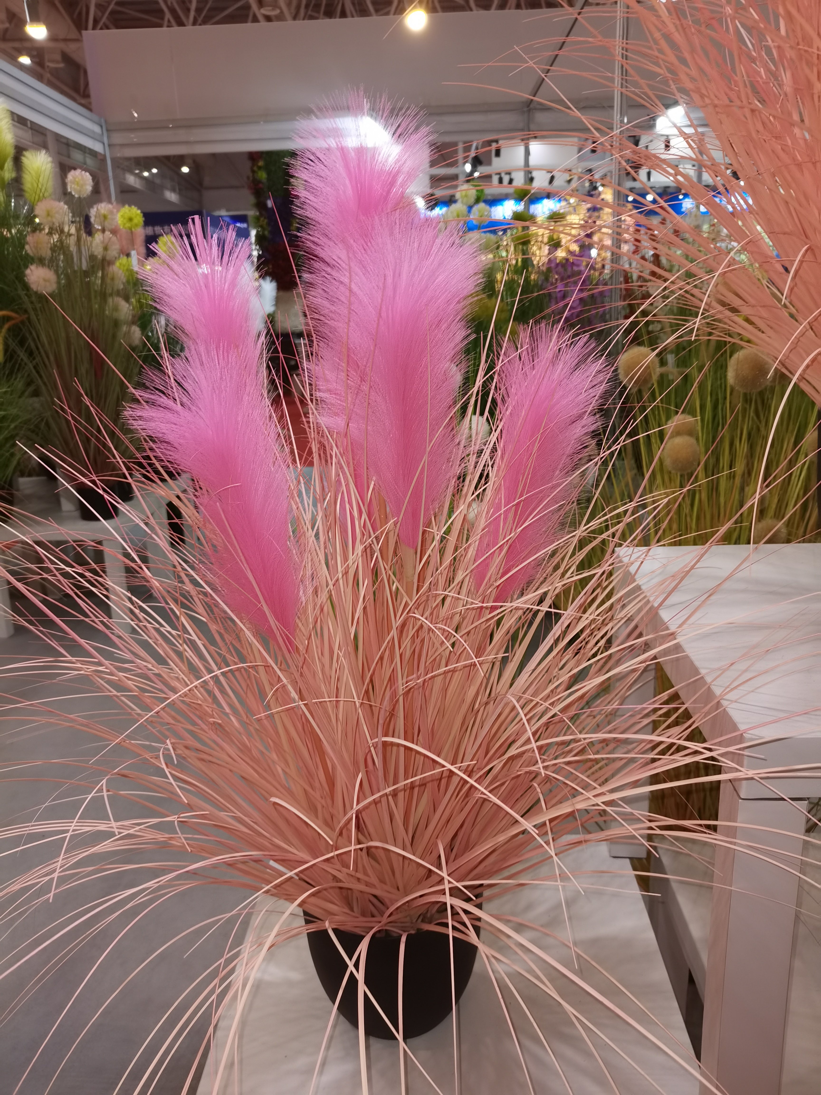 2024 the Best seller 110cm High Quality Artificial pampas Plastic Grass for Home Decoration