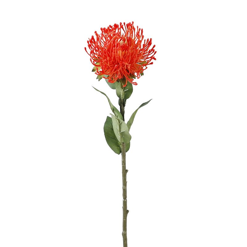 Home decoration Artificial flowers cushion protea big Leucospermum flowers soft plastic wedding flower