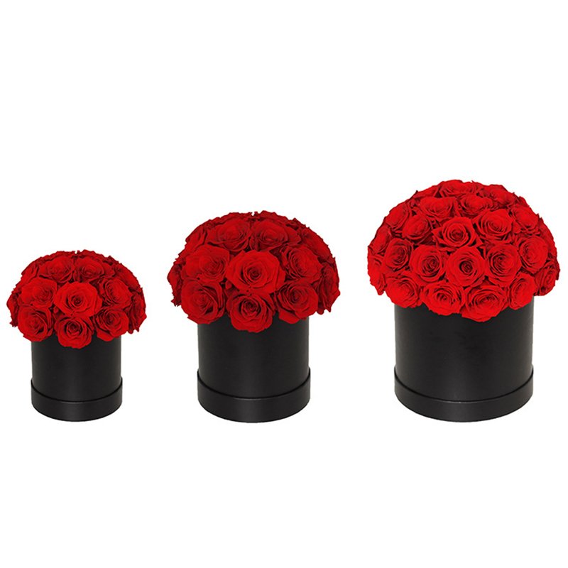 Ychon Red Preserved Roses Handmade Real Roses in Flowers Box That Last a Year Long Lasting Rose for Valentine's Day