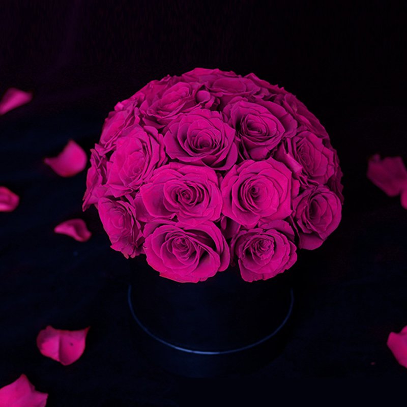 Ychon Red Preserved Roses Handmade Real Roses in Flowers Box That Last a Year Long Lasting Rose for Valentine's Day