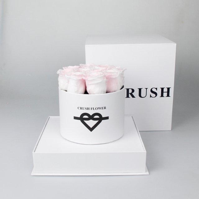 Factory Customizable Preserved Rose Gift Box Preserved Rose Flower Boxes Handmade Preserved Flower Box Love Gift For Girlfriend