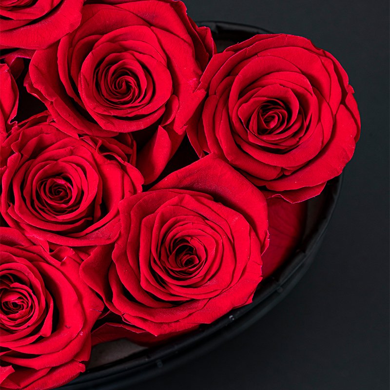 Yunnan Heart Shape Box Preserved Everlasting Rose Eternal Crafted Flower Wedding Gift Mothers Day Birthday Graduation Halloween