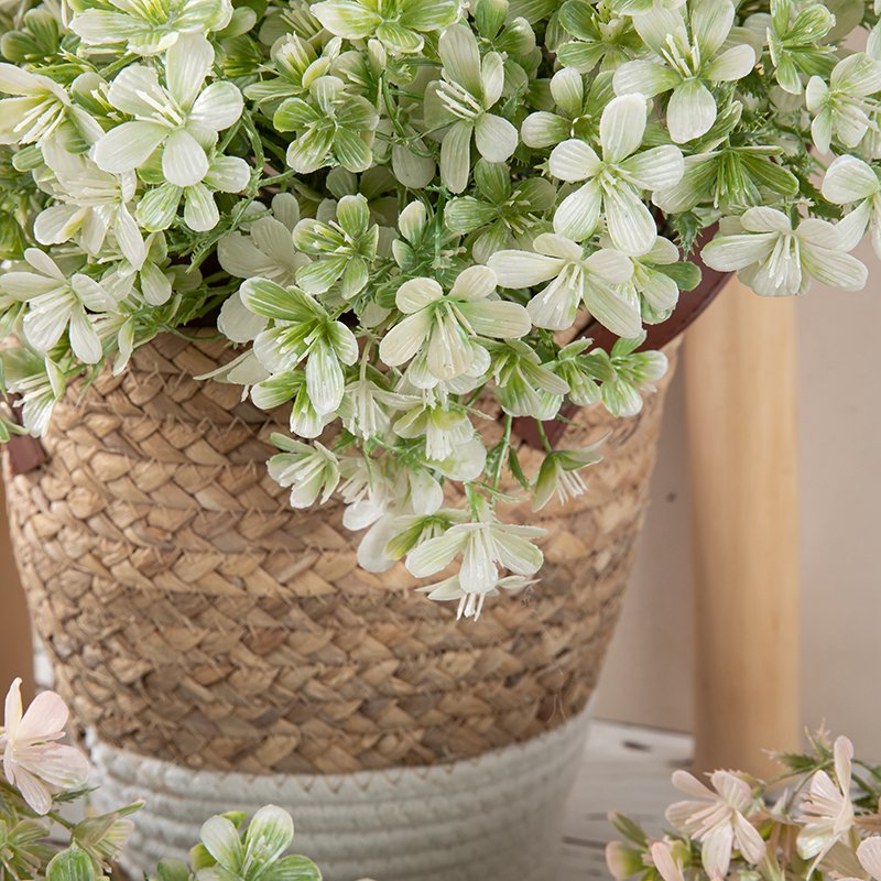 Pink Green Artificial Plum Blossom For Home Diy Wedding Decor Fake Plants Simulation Flower 44cm