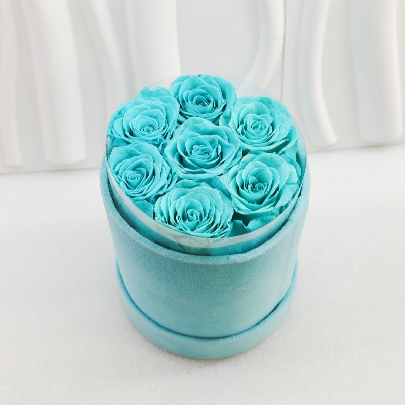 Drop Shipping Romantic Gift Eternal Flannelette Gift Box Everlasting Preserved Forever Roses Arranged in Box