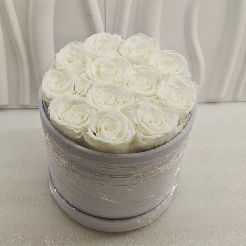Drop Shipping Romantic Gift Eternal Flannelette Gift Box Everlasting Preserved Forever Roses Arranged in Box