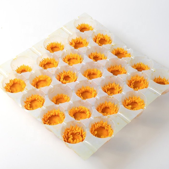 7-8cm Artificial real forever preserved Sunflower sun flower for Decor