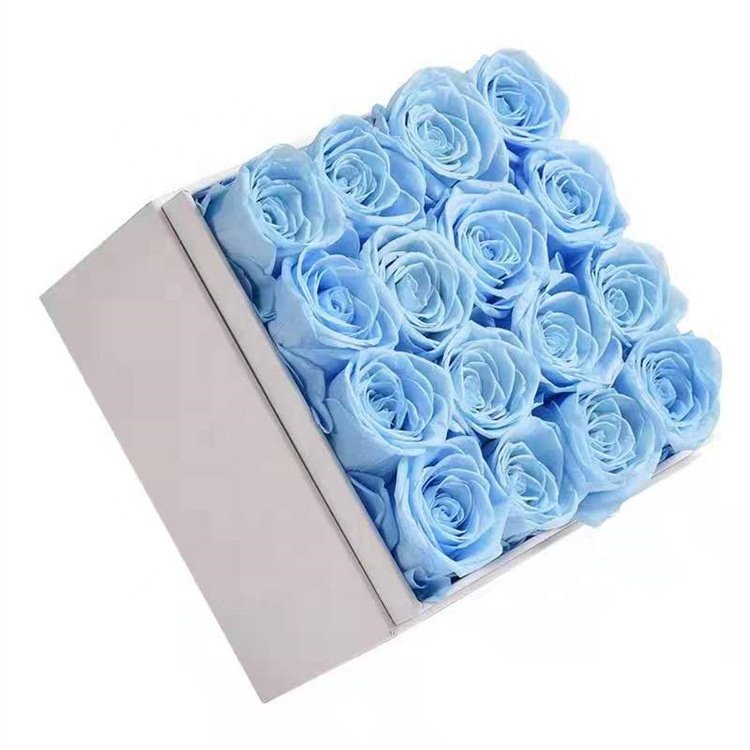 Valentine Day Items Valentines Day Flowers Preserved Rose Round Hug Bucket Forever Rose Flower Hug Bucket Lasting Eternal