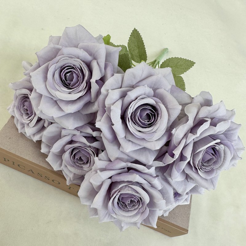 Wholesale Artificial Rose Flower Bouquets for Home Wedding Valentine's Day Easter Mother's Day Thanksgiving Decorations