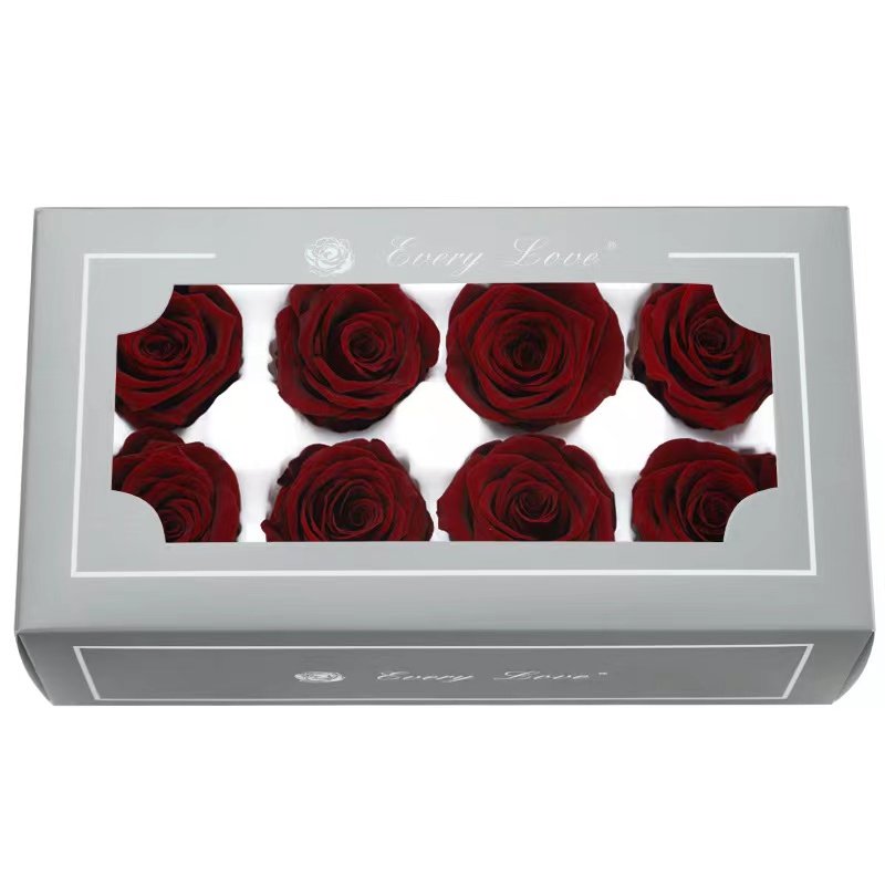 2024 the most popular flower preserved roses flower head for wedding/home decoration for flower bouquet arrangement