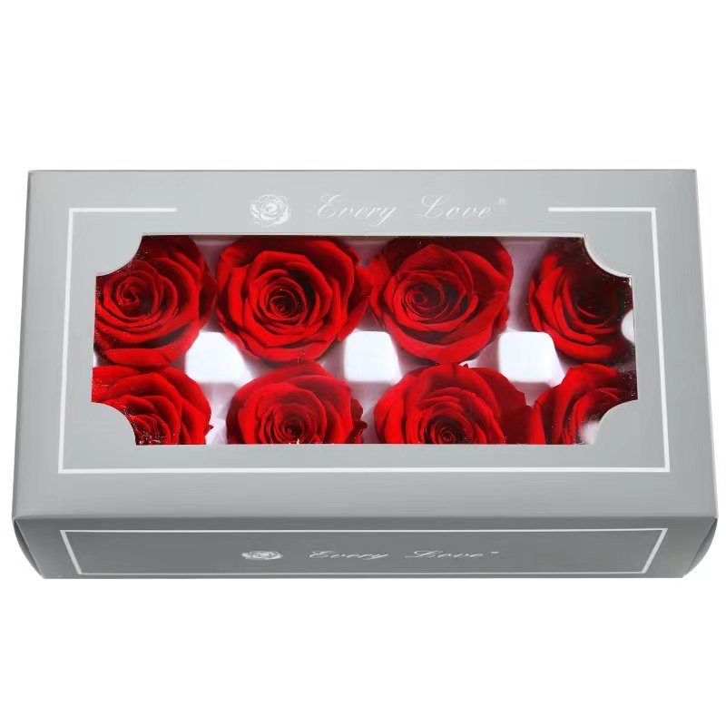 2024 the most popular flower preserved roses flower head for wedding/home decoration for flower bouquet arrangement