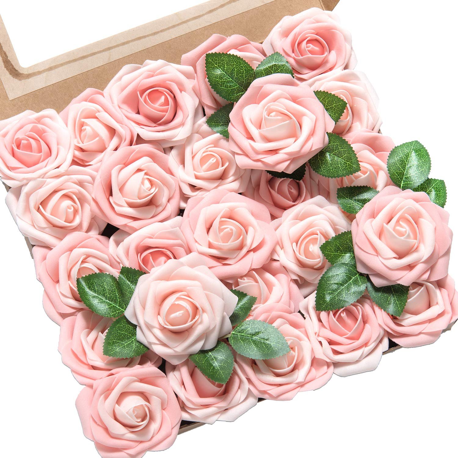 INUNION Factory Wholesale 8cm PE Artificial Foam Rose Flower Head For Wedding And Decoration
