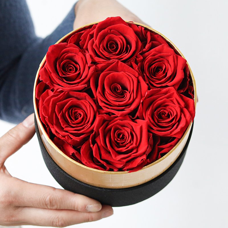 Wholesale Eternal Roses With box Forever Flowers Preserved Roses Gift For Valentine Day