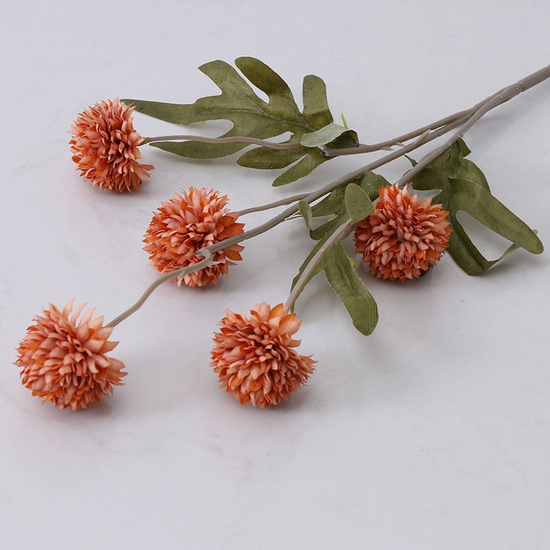 decor simulated 5-Head dandelion daisy preserved flower living room artifical silk flower
