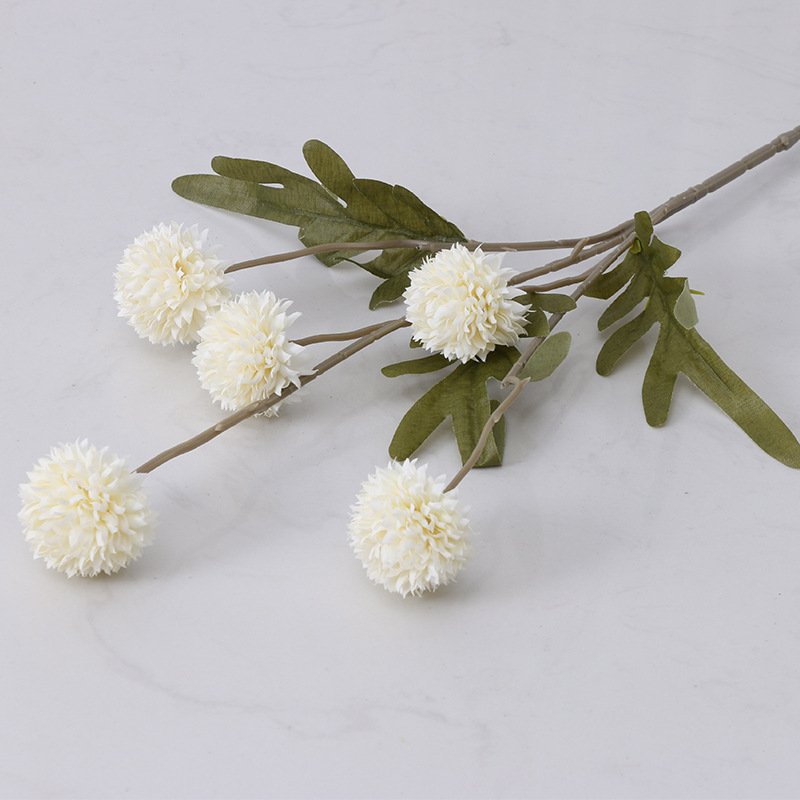 decor simulated 5-Head dandelion daisy preserved flower living room artifical silk flower