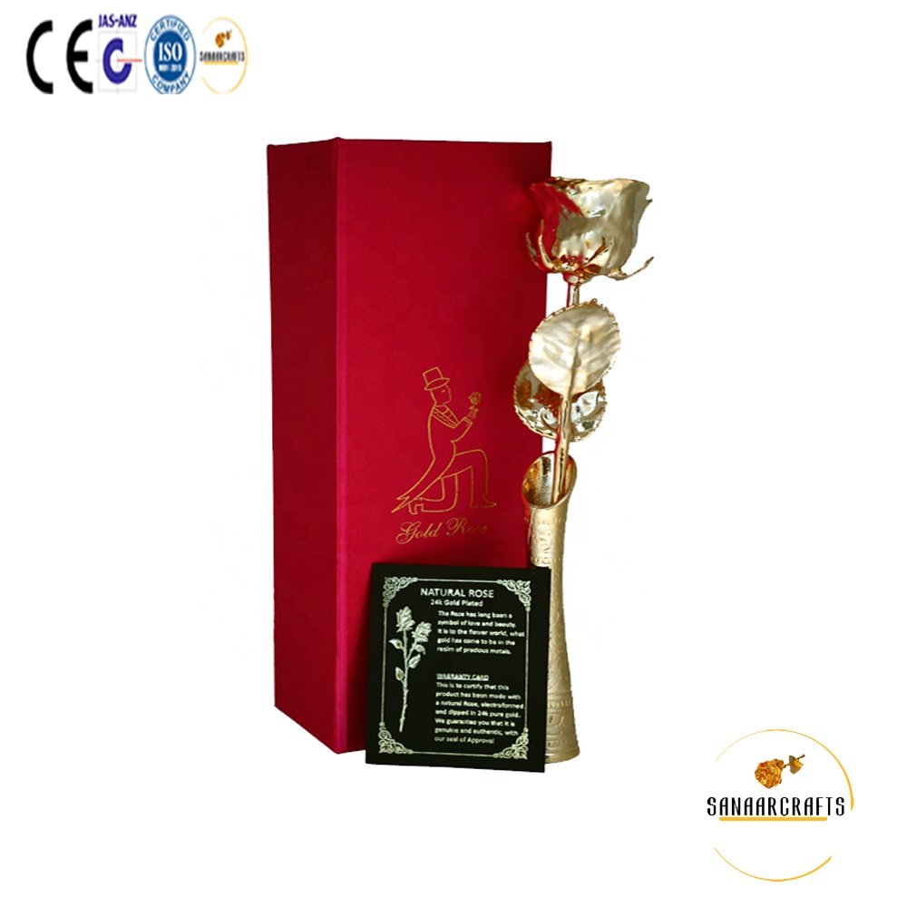 2022 Beautiful Gold Plated Rose Gift