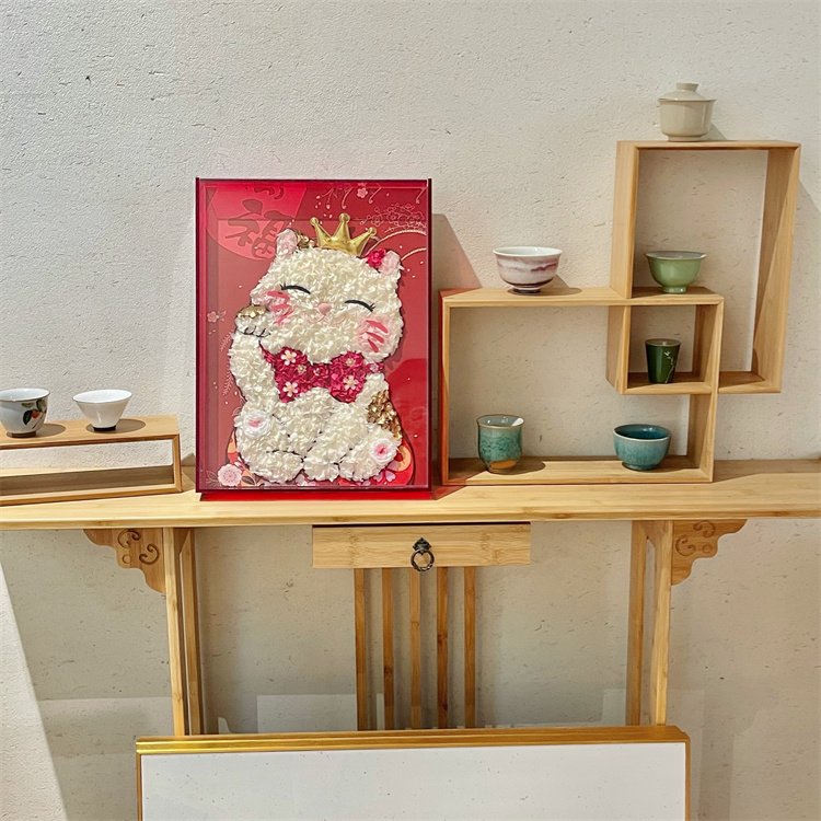 Hot Sale Real Flower Wood Fresh Hydrangea Eternal Flower Decoration Photo Frame Preserved Hydrangea Flowers