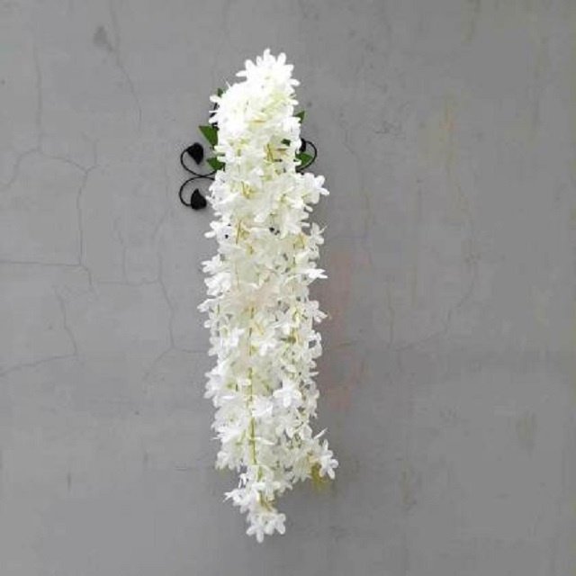 fabric Faux Delphinium Stem Gladiolus Flower Stalk Artificial silk Flower Sticks for Wedding Home Hotel Party Decoration