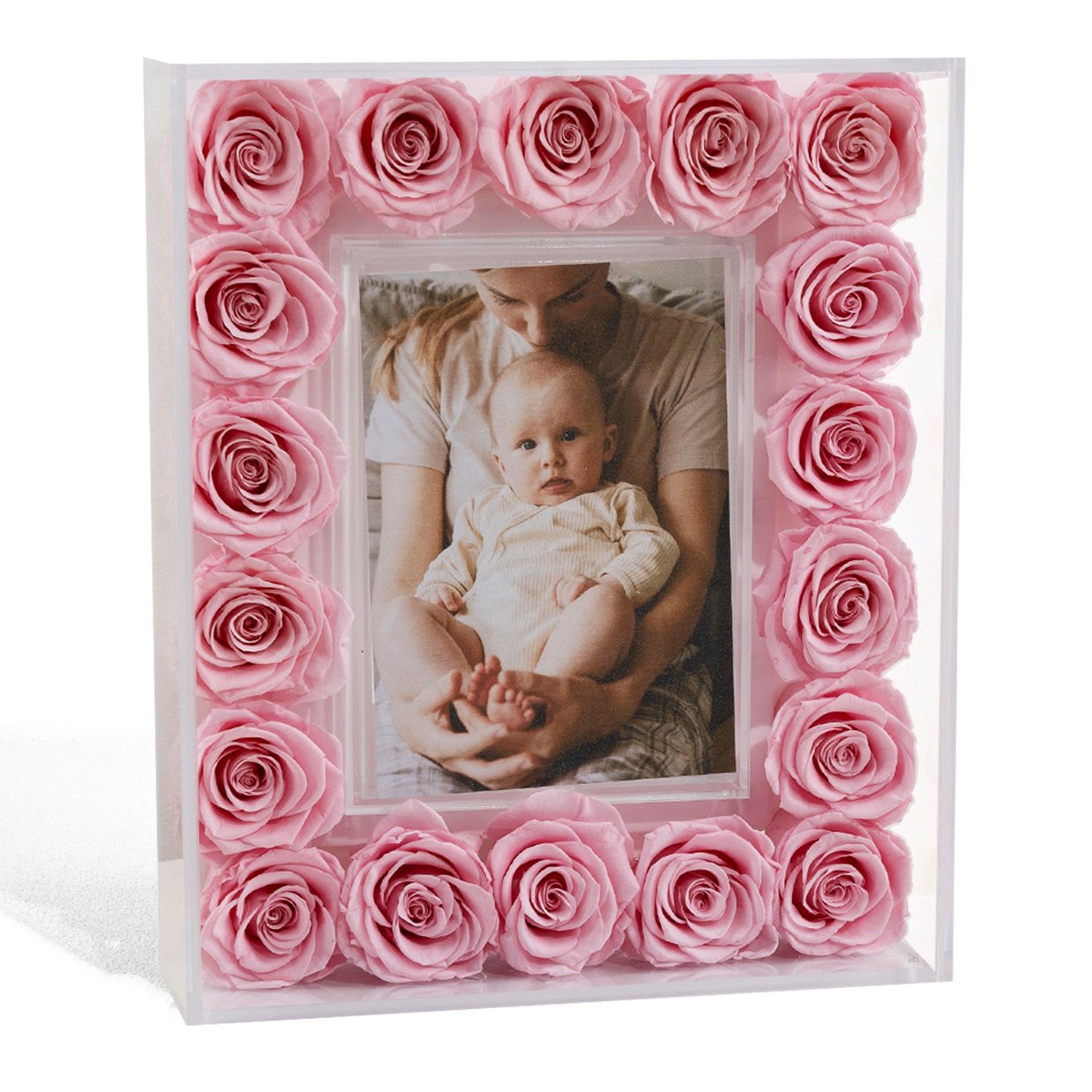 New Product Ideas 2024 Fiori Stabilizzati Touch Long Last Red Rose Valentine Day Gifts Frame Stabilized Preserved Eternal Flower
