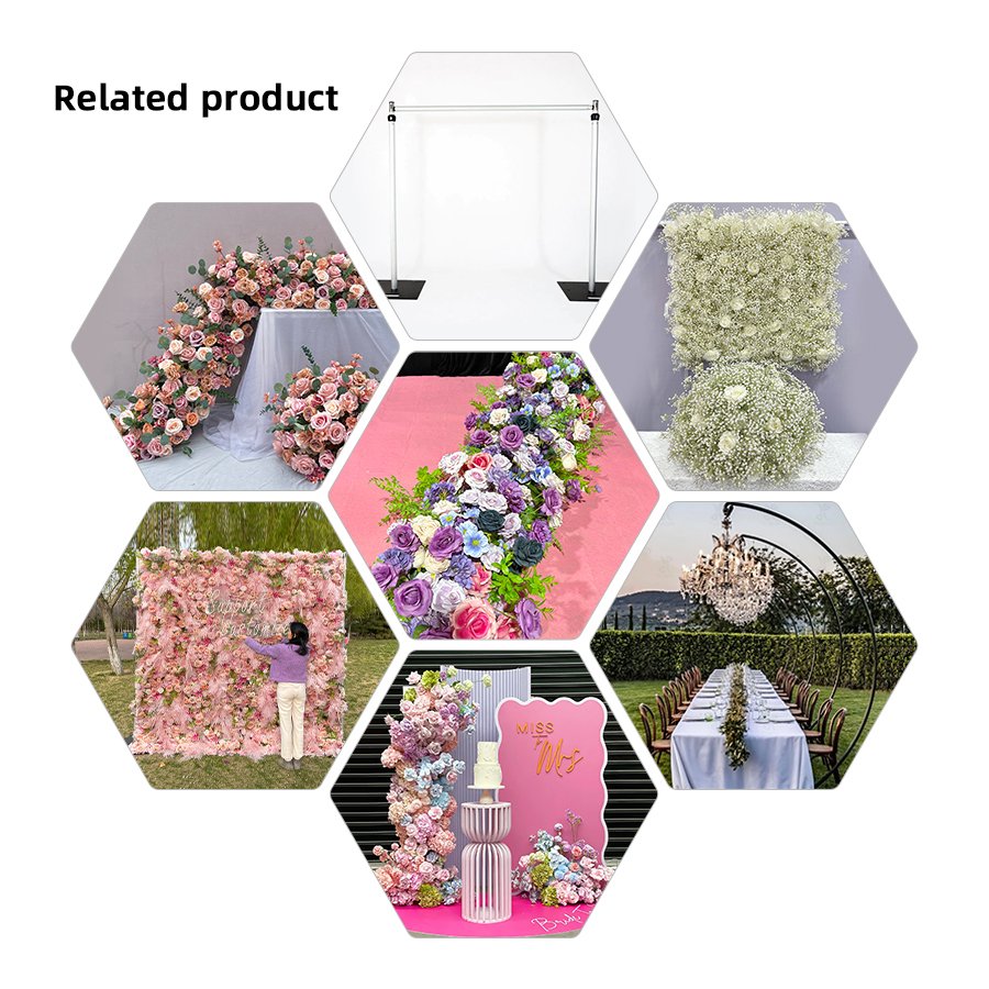 Wholesale Artificial Flower Runner Wedding Table Flower Runner for Wedding Decoration