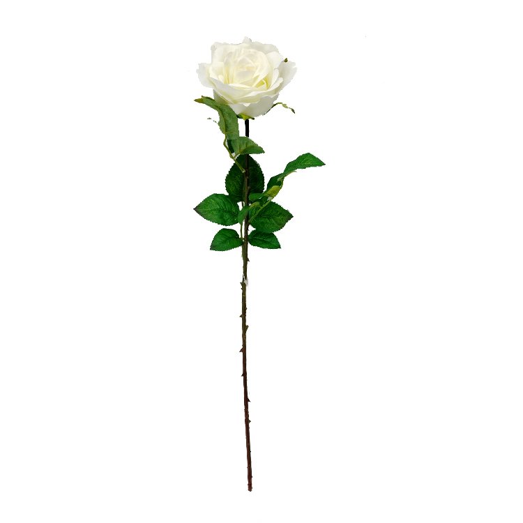 Hot Selling 68cm 3 Group Artificial Peony Rose Injection Moulded Single Branch Wedding Decoration Home Decor Preserved Flowers