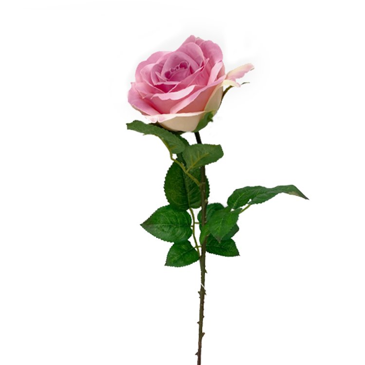 Hot Selling 68cm 3 Group Artificial Peony Rose Injection Moulded Single Branch Wedding Decoration Home Decor Preserved Flowers