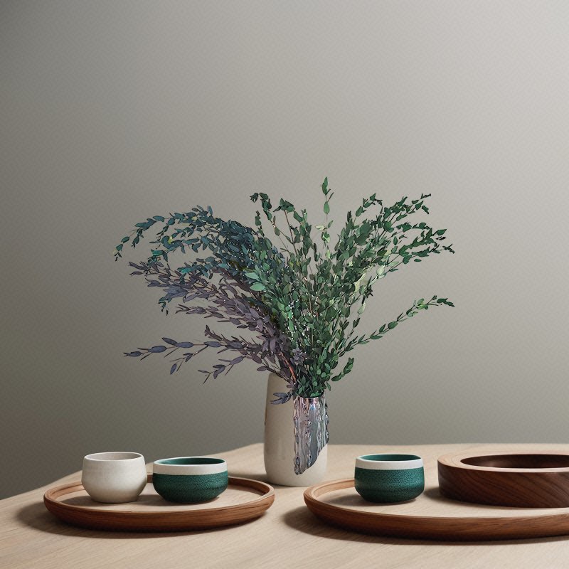 Yunnan Immortal Preserved Forever Spire Eucalyptus Leaves Real Touch for Scene Decoration Factory Wholesale for Earth Day