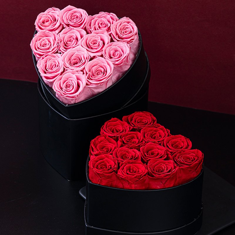Eternal Flowers as a Birthday Gift for Boyfriend and Girlfriend Advanced Eternal Flower Gift Box for Valentine's Day