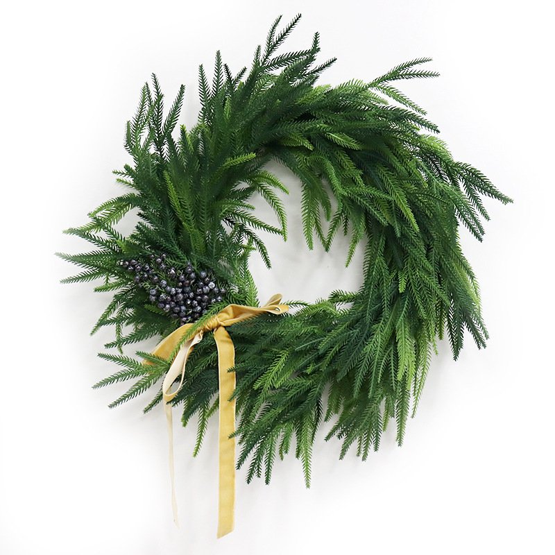 Christmas Hanging Cedar Artificial Plant garlands eco friendly artificial real touch green Norfolk pine tree vines