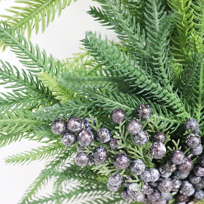 Christmas Hanging Cedar Artificial Plant garlands eco friendly artificial real touch green Norfolk pine tree vines