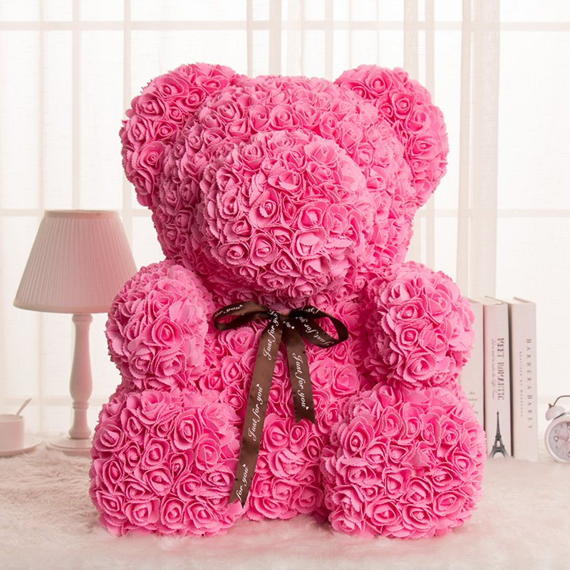 BLH Large Premium Teddy Bear Rose Bear Foam 70cm Rose Bear For Mother's Day Anniversary Best Gift For All Occasion Best gift for Valentine's day