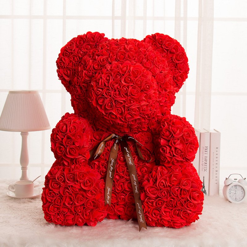 BLH Large Premium Teddy Bear Rose Bear Foam 70cm Rose Bear For Mother's Day Anniversary Best Gift For All Occasion Best gift for Valentine's day