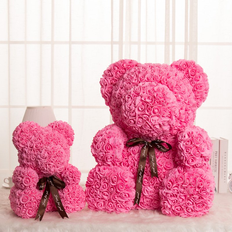 BLH Large Premium Teddy Bear Rose Bear Foam 70cm Rose Bear For Mother's Day Anniversary Best Gift For All Occasion Best gift for Valentine's day