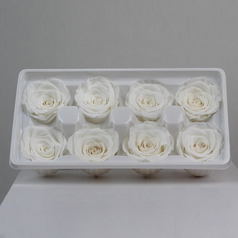 Customizable colors and sizes Preserved Flower Rose Head for Bouquets and artwork production