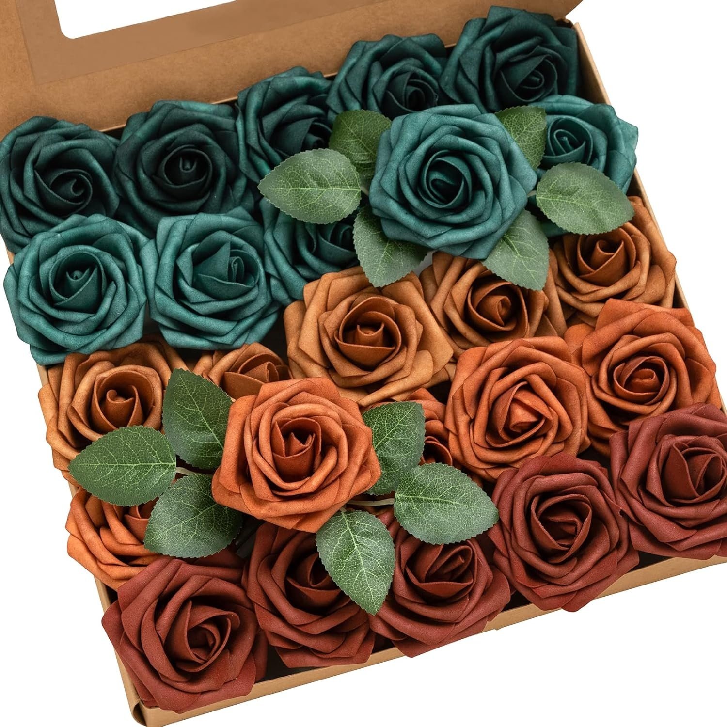 High Quality 3 Inch Rose Head Decorative Artificial Foam Flowers Shades Of 1970s Roses Flowers For Mother's Day Gift