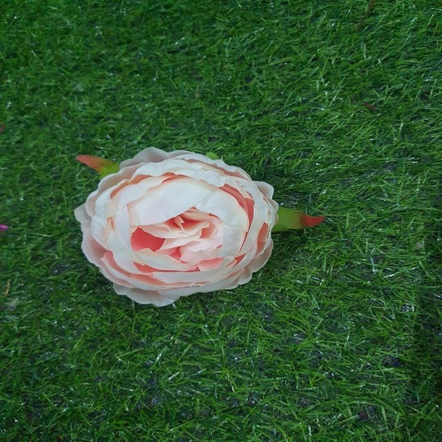 Artificial silk Cabbage Roses Silk Tea Rose Artificial Peony Flower Head for home Wedding Centerpieces Arrangement party flower