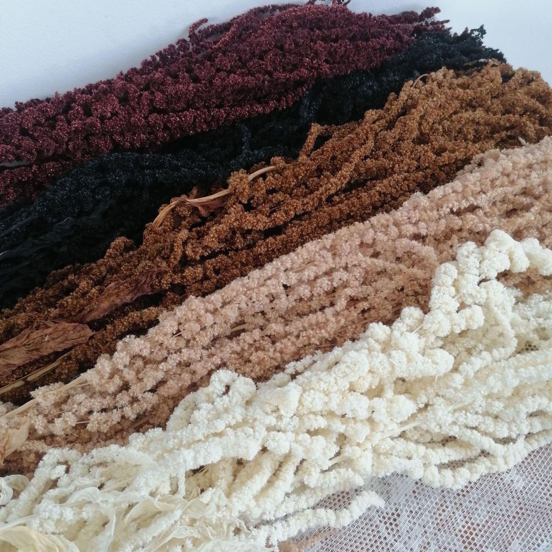 High Quality Natural Preserved Amaranth Dried Flowers Hanging Amaranthus for Home & Wedding Decoration