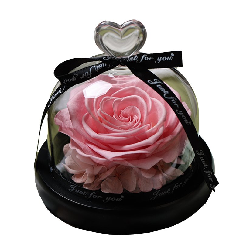 Wholesale LED Atmosphere Light Yunnan Preserved Flower Ornaments For Birthday Valentine's Day Anniversary