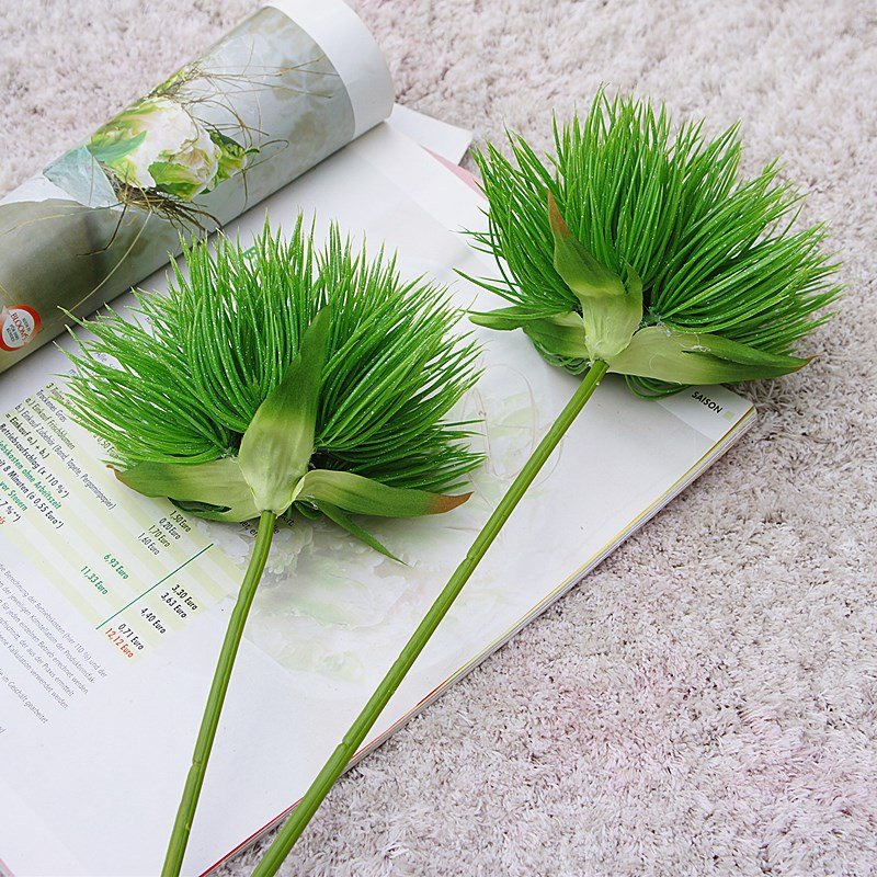 Tropical Leaves Decorations Green Artificial Plastic Green Palm Tree Leaf Green dianthus