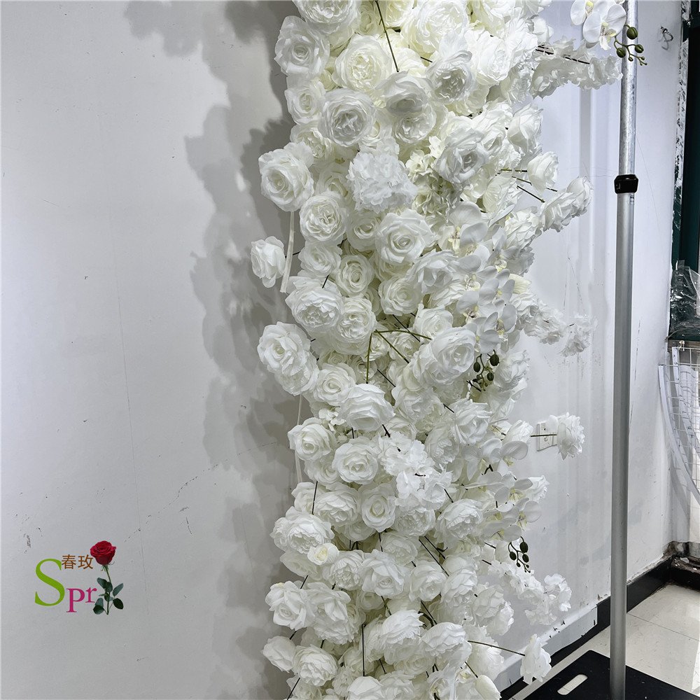 SPR Bridal Bouquet foam camellia rose artificial plastic decorative flower home decoration wedding flower wall peony