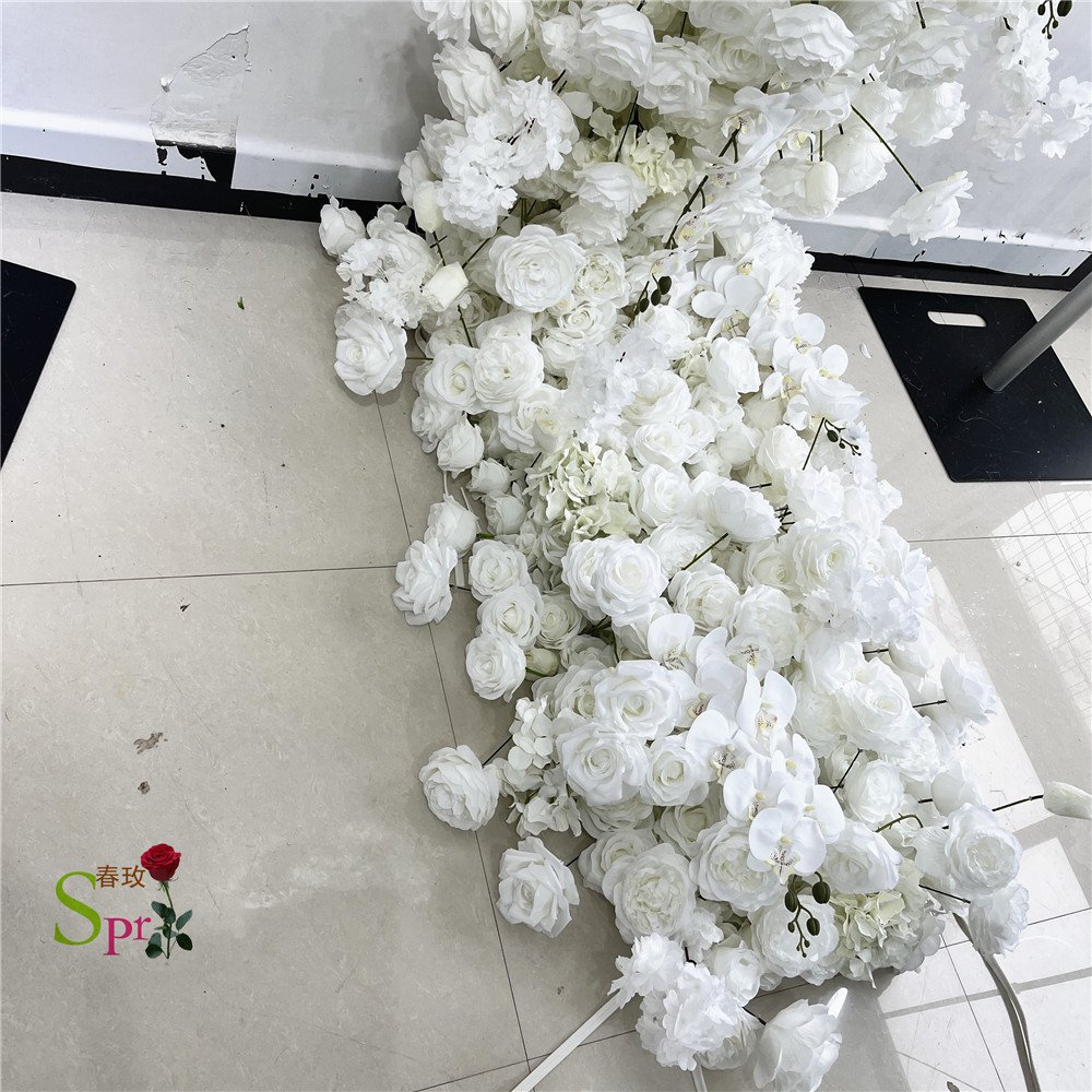 SPR Bridal Bouquet foam camellia rose artificial plastic decorative flower home decoration wedding flower wall peony