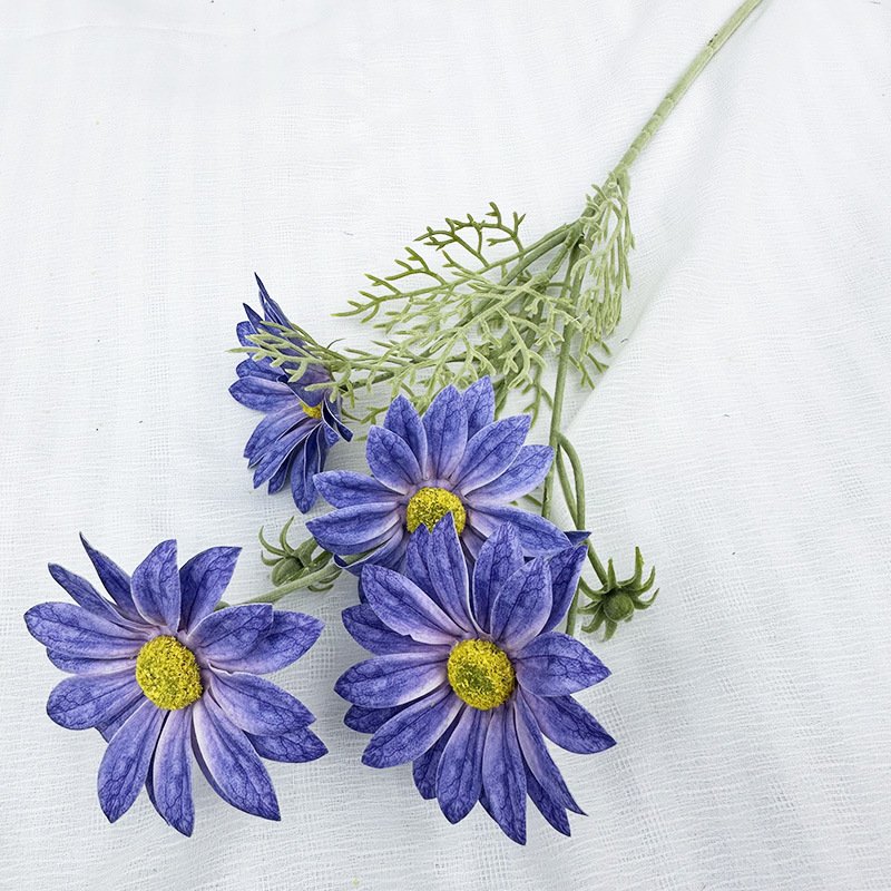 Artificial Flowers Summer Chrysanthemum High Quality Real Touch Artificial Daisy Wedding Decorations